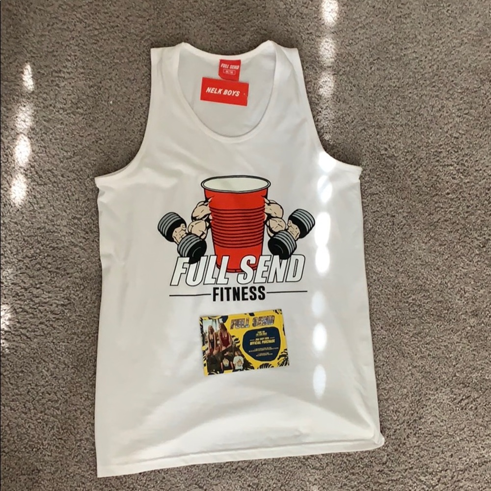 Full send fitness tank top